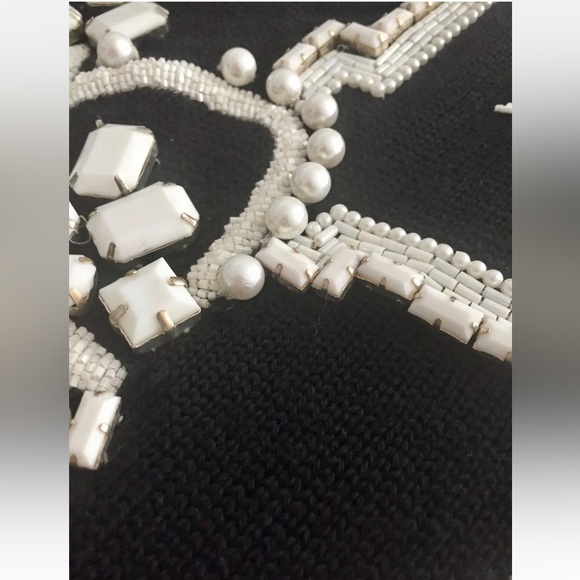 SOLD! Zang Toi New York Runway pearl knit sweater dress 38 S - Picture 7 of 11